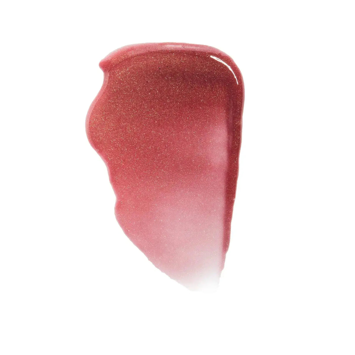 Minori Ultra-Hydrating Vegan Lip Gloss in a clear tube, showcasing glossy finish and vibrant color for a natural, hydrated lip look.
