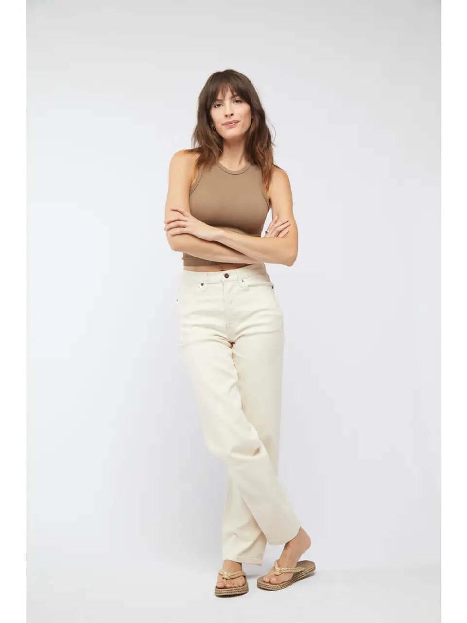Mulberry Straight Denim - Sprig Flower Co
