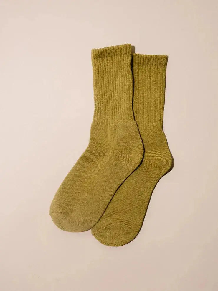 Nat + Noor ankle socks in bone color, showcasing soft fabric and comfortable fit, designed for everyday wear.