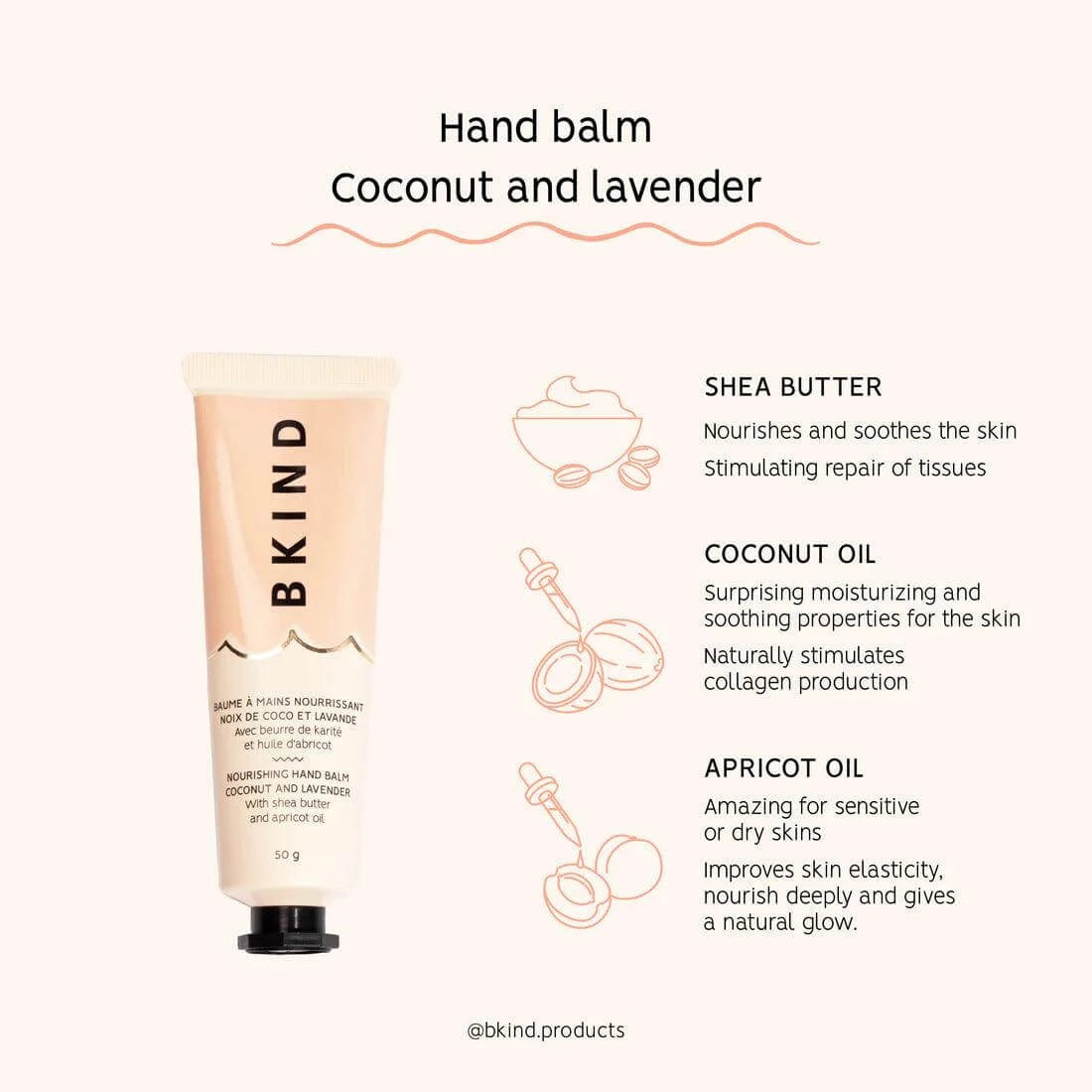 Nourishing Hand Balm - Coconut and Lavender - Sprig Flower Co