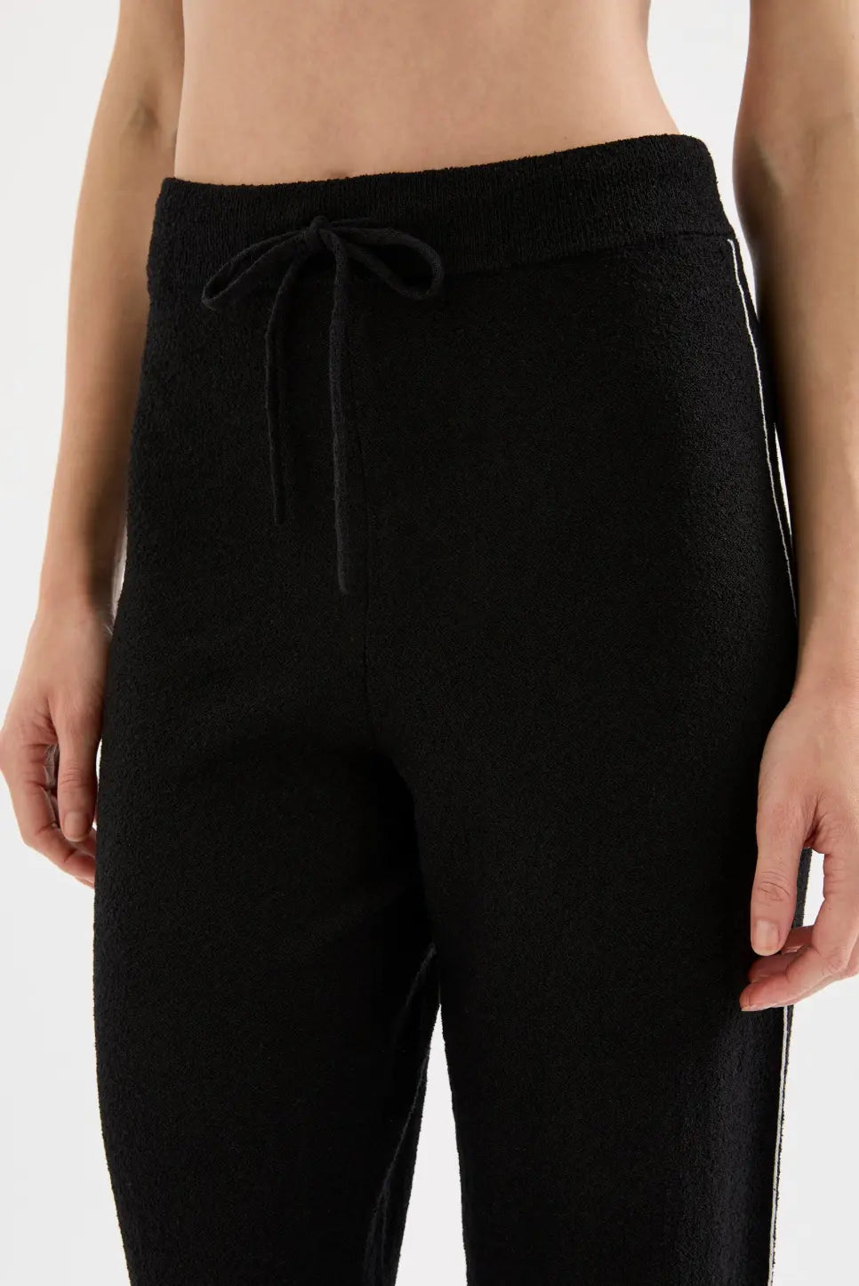 Nude Lucy Jett Knit Pant in extra small, soft knit fabric, shown in a relaxed fit with a comfortable waistband.
