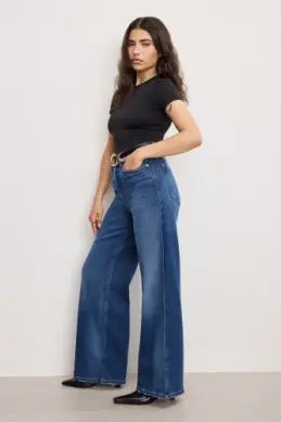 Good Petite Skate Wide Leg Denim - Sprig Beauty Co