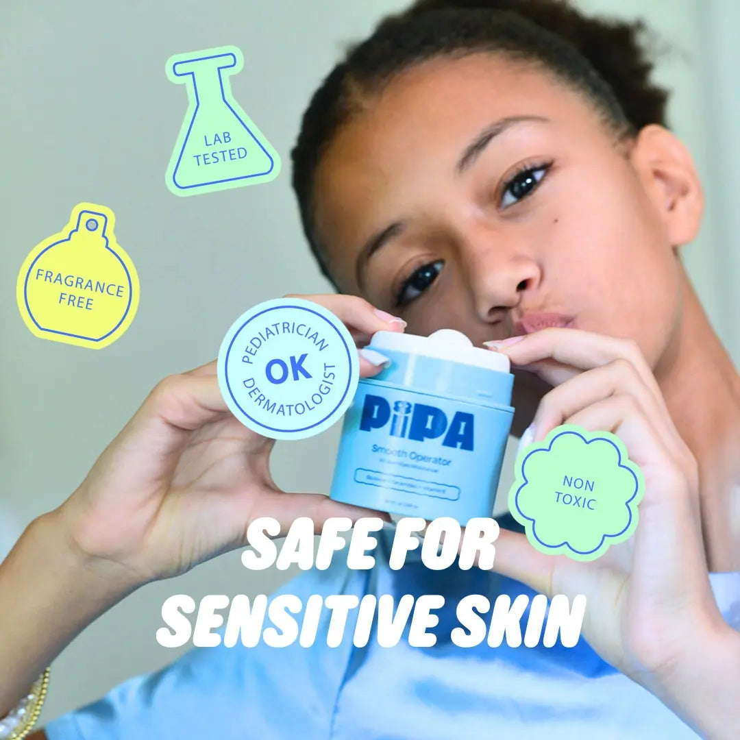 Pipa Skincare Smooth Operator Moisturizer in a sleek jar, designed for hydrating and nourishing skin.