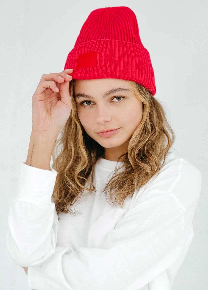 Seafoam Ribbed Beanie - Sprig Flower Co