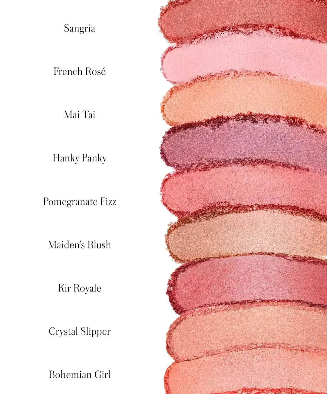 RMS Beauty ReDimension Hydra Blush in Sangria, a vibrant red blush with hydrating formula, displayed on a makeup surface.