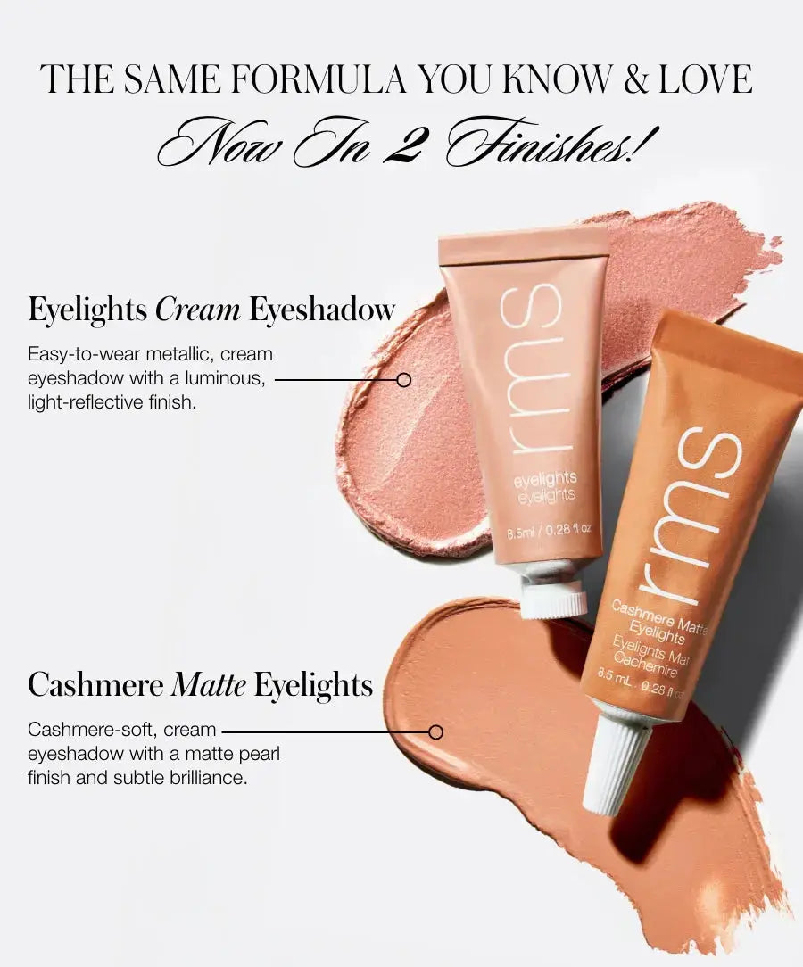 RMS Beauty Cashmere Matte EyeLights eye shadow in Canyon Clay, natural warm-toned matte eyeshadow with smooth finish.