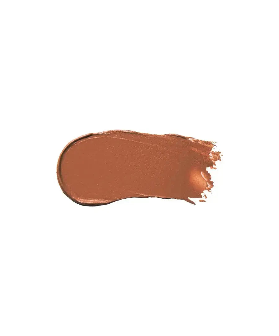RMS Beauty Cashmere Matte EyeLights eyeshadow in Canyon Clay, with warm, matte finish and smooth texture visible on the eye.