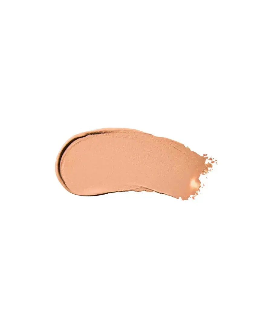 RMS Beauty Cashmere Matte EyeLights eyeshadow in Canyon Clay, showing a smooth, warm-toned matte eye makeup swatch.
