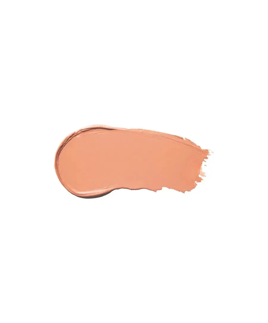 RMS Beauty Cashmere Matte EyeLights eyeshadow in Canyon Clay, featuring a warm, matte eye shadow applied on eyelids.