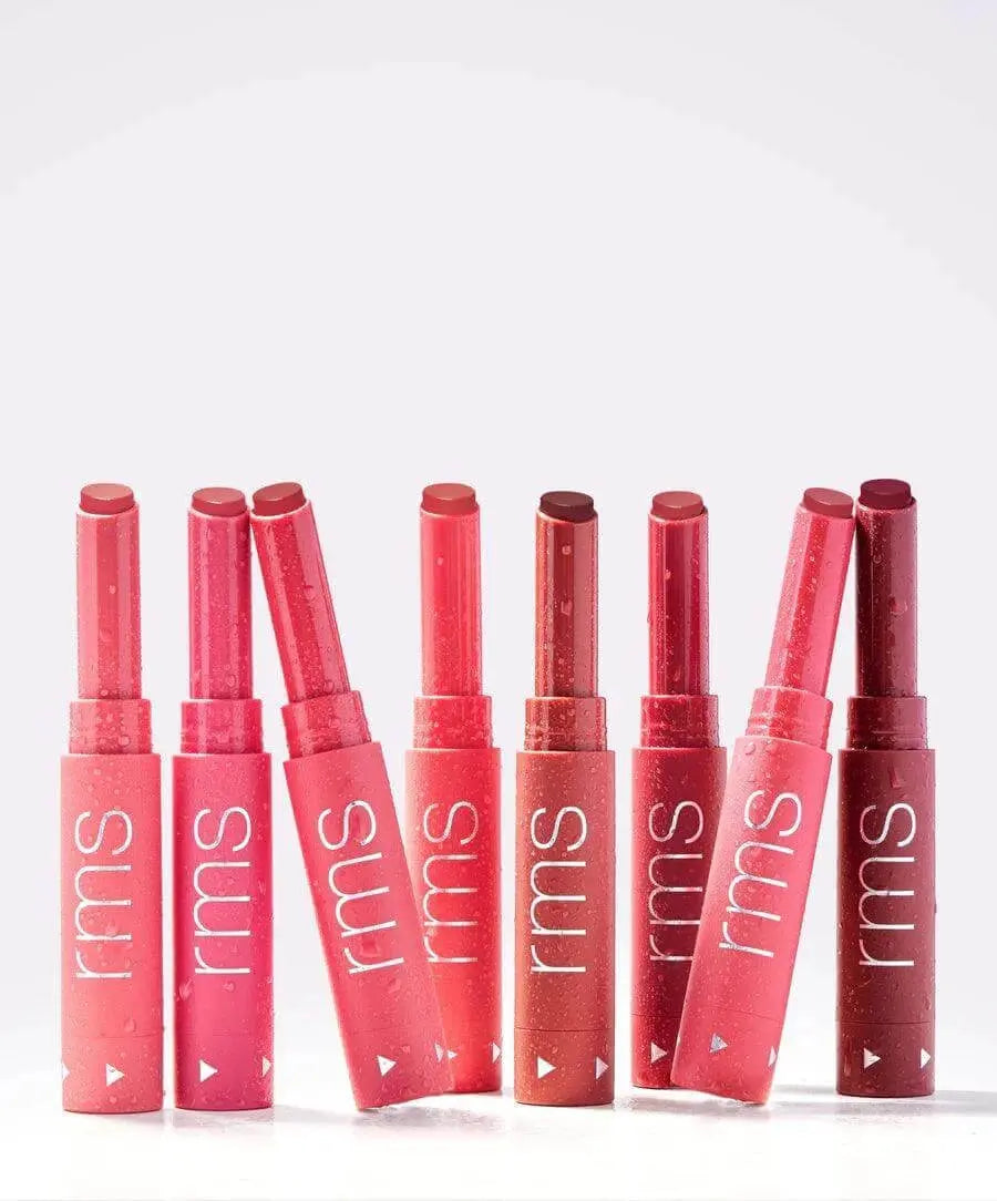 RMS Beauty Legendary Serum Lipstick in Monica, smooth lipstick with nourishing serum formula, in sleek bullet packaging