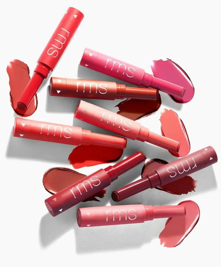 RMS Beauty Legendary Serum Lipstick in Monica, creamy lipstick tube with smooth, rich color visible in the image.