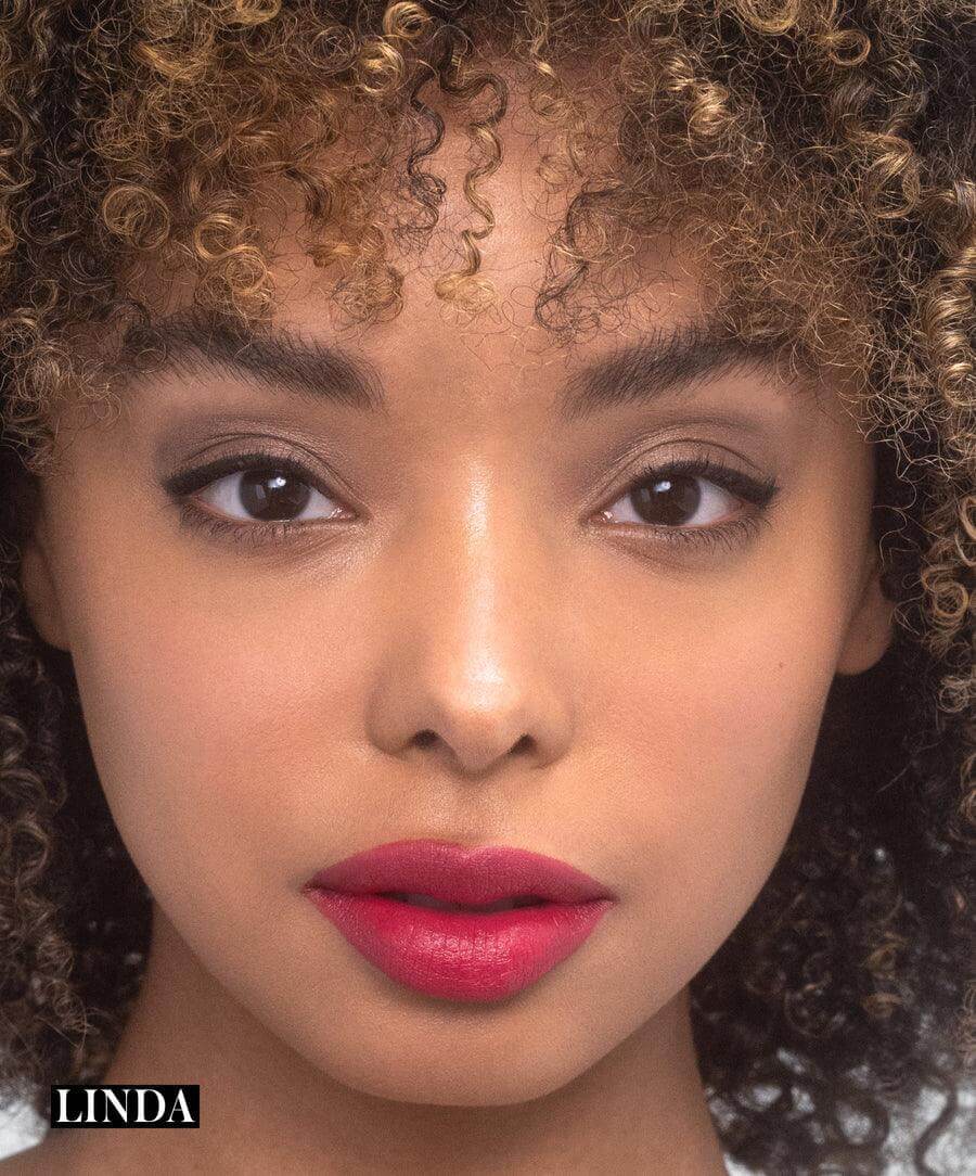 RMS Beauty Legendary Serum Lipstick in Monica, creamy lipstick with a smooth finish, in a sleek packaging.