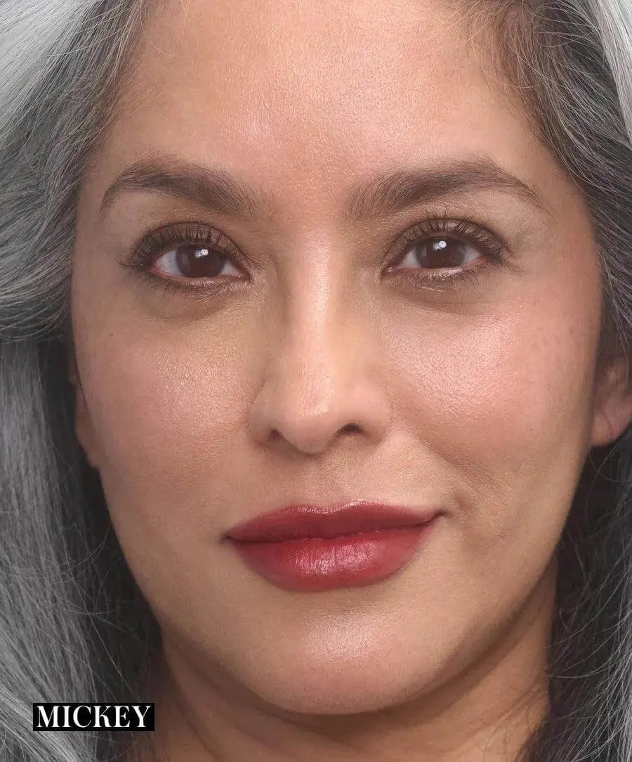 RMS Beauty Legendary Serum Lipstick in Monica, creamy lipstick with a smooth finish, displayed in its sleek tube.