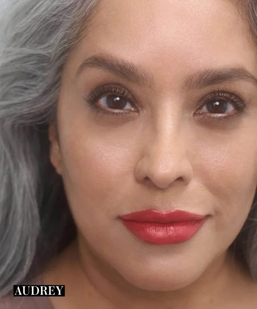 RMS Beauty Legendary Serum Lipstick in Monica, smooth lipstick with hydrating serum formula, featuring a natural pink shade.