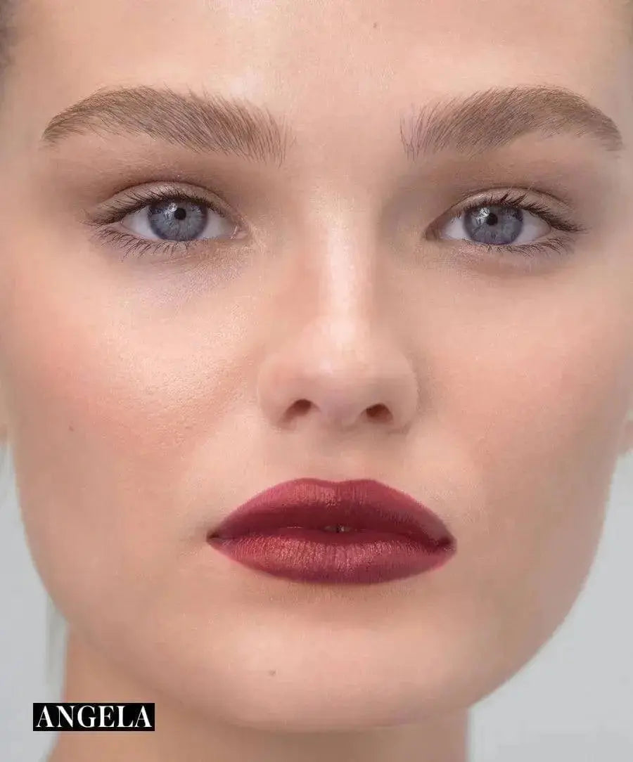 RMS Beauty Legendary Serum Lipstick in Monica, smooth natural lipstick with a rich, creamy finish and elegant packaging.