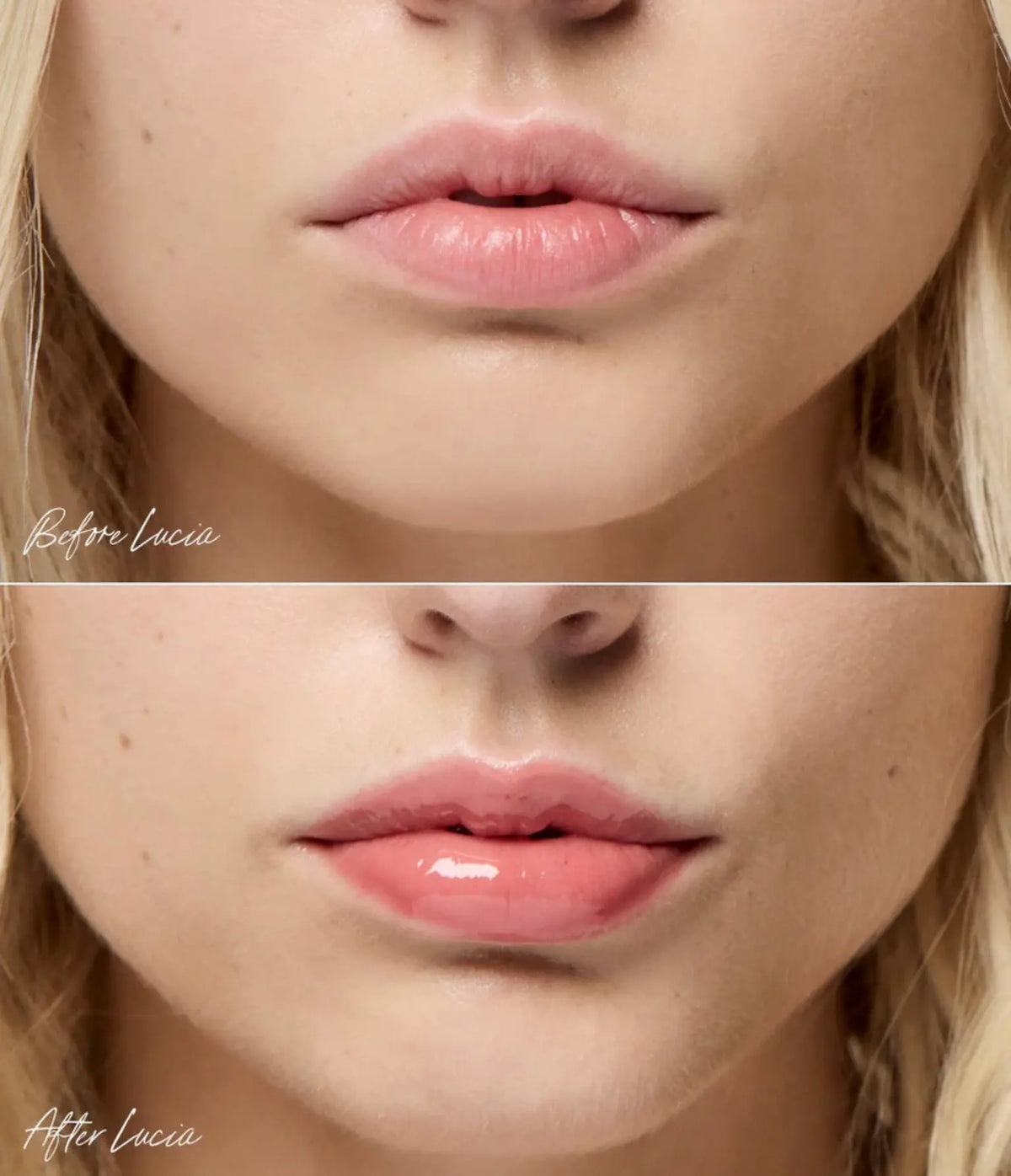 RMS Beauty Legendary Lip Oil in a clear tube with a doe-foot applicator, showcasing glossy, hydrating lip product.