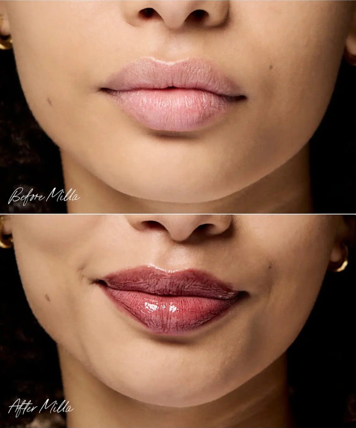 RMS Beauty Legendary Lip Oil in clear tube showing glossy, hydrating lip oil with RMS branding on the packaging