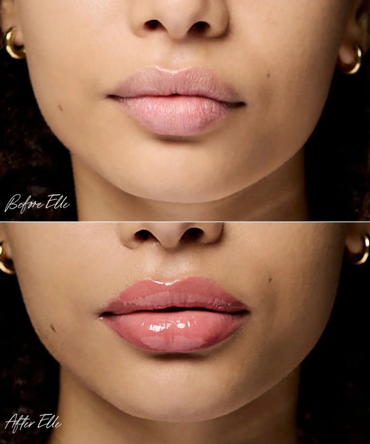 RMS Beauty Legendary Lip Oil in a clear tube with a shiny applicator, showcasing a glossy, hydrating lip treatment product.