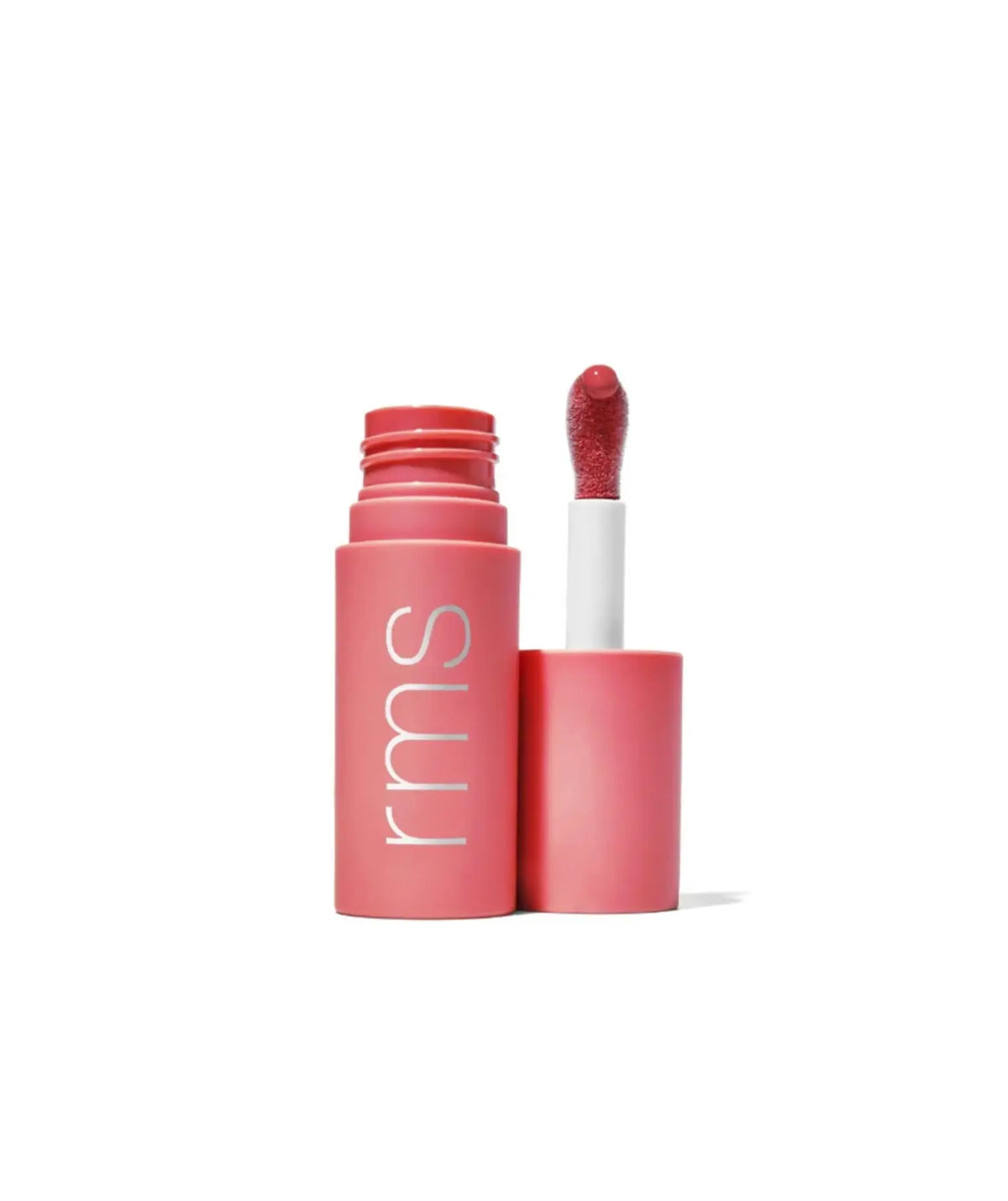 RMS Beauty Legendary Lip Oil in a clear glass tube with a silver cap, showcasing a glossy, nourishing lip oil product.