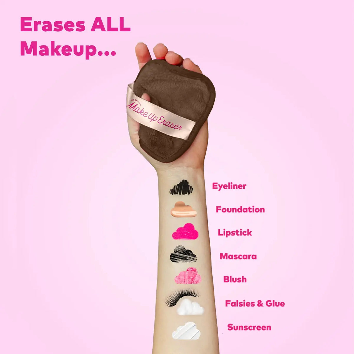 Sprig Beauty Co Makeup Eraser facial cleansing pads for gentle makeup removal and skin cleansing.
