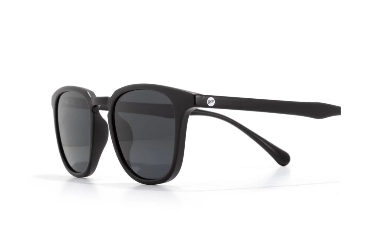 Sunski Tango Black Slate sunglasses with sleek black slate frames and dark tinted lenses, stylish and UV-protective eyewear.