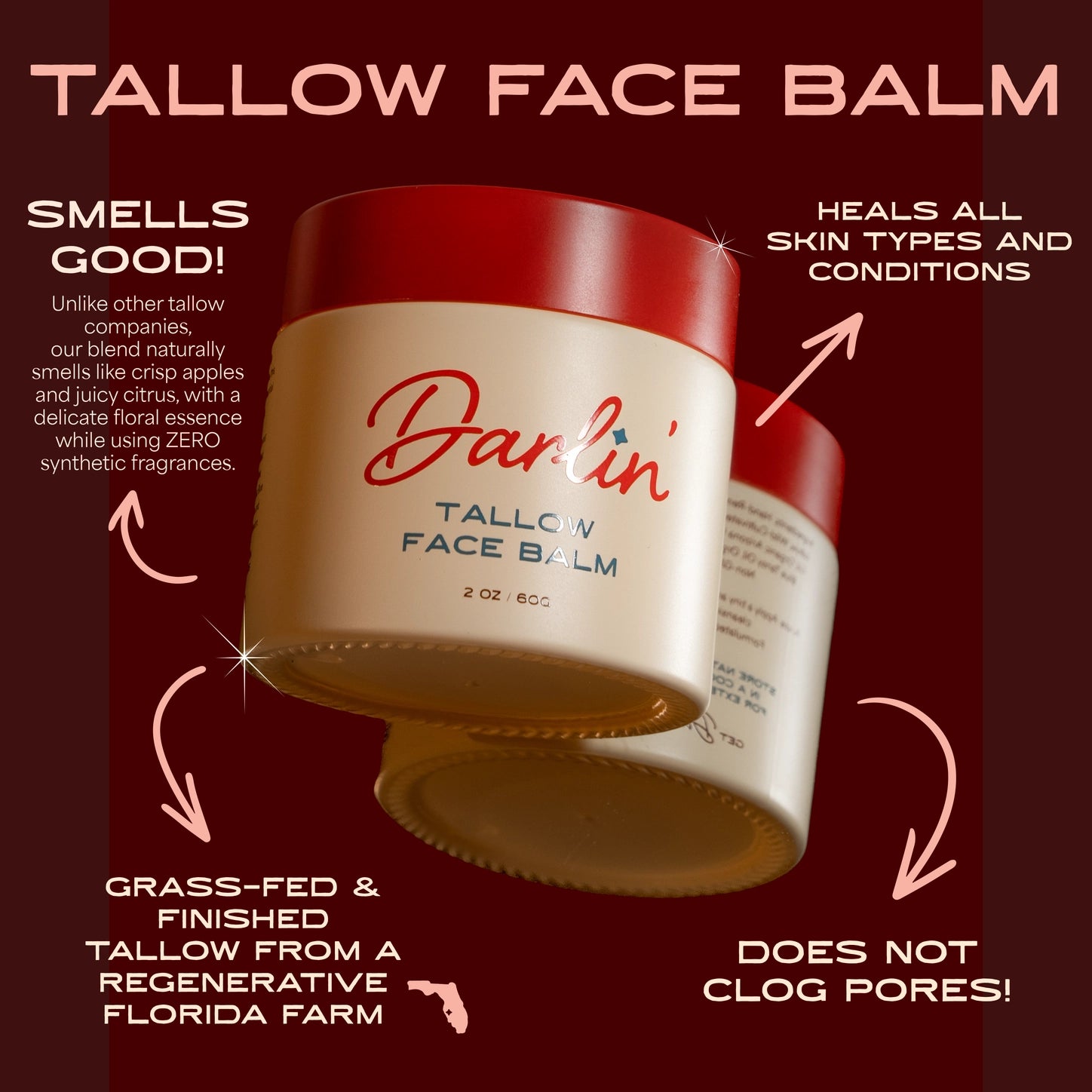 Tallow Face Balm - Sprig Flower Co