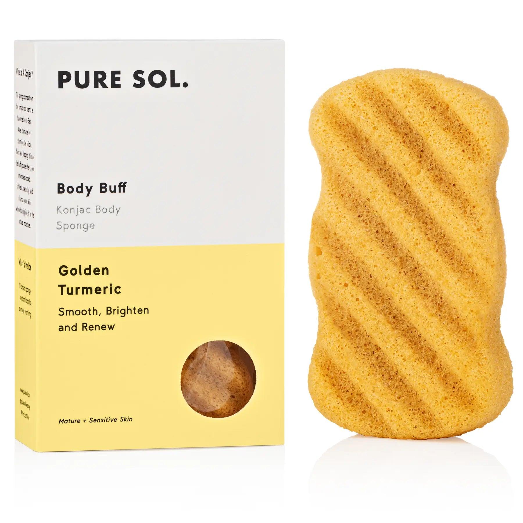 Turmeric Body Konjac Buff - Sprig Flower Co