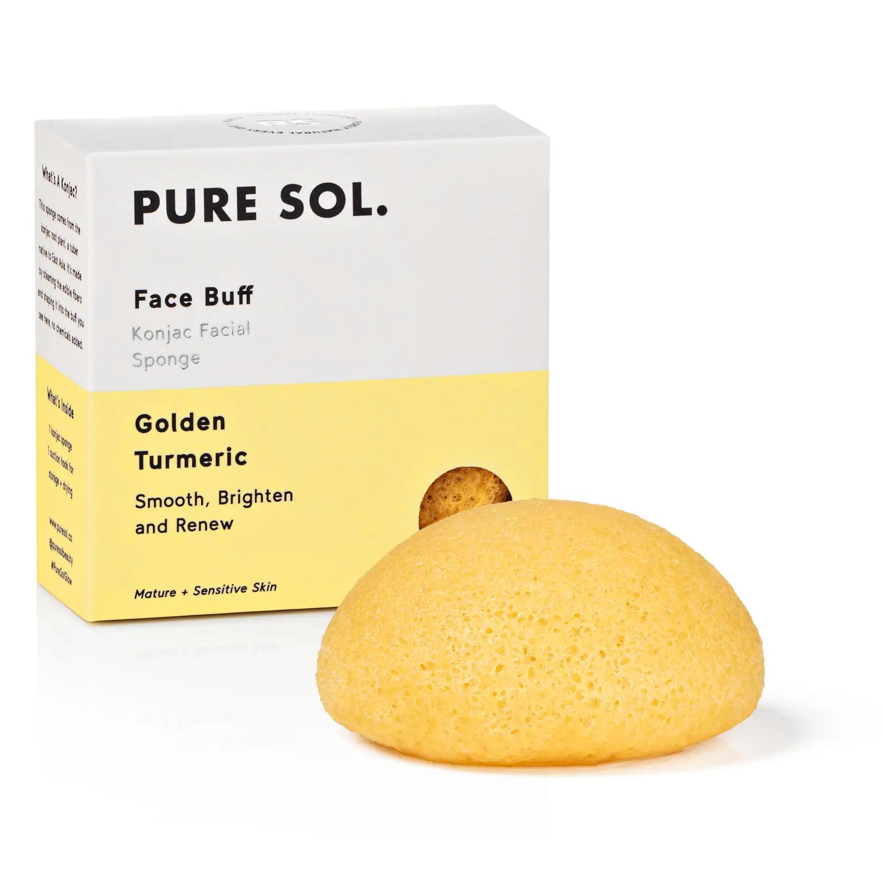 Turmeric Facial Konjac Sponge - Sprig Flower Co