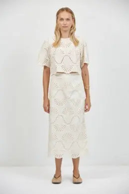 Paloma Eyelet Top - Sprig Beauty Co