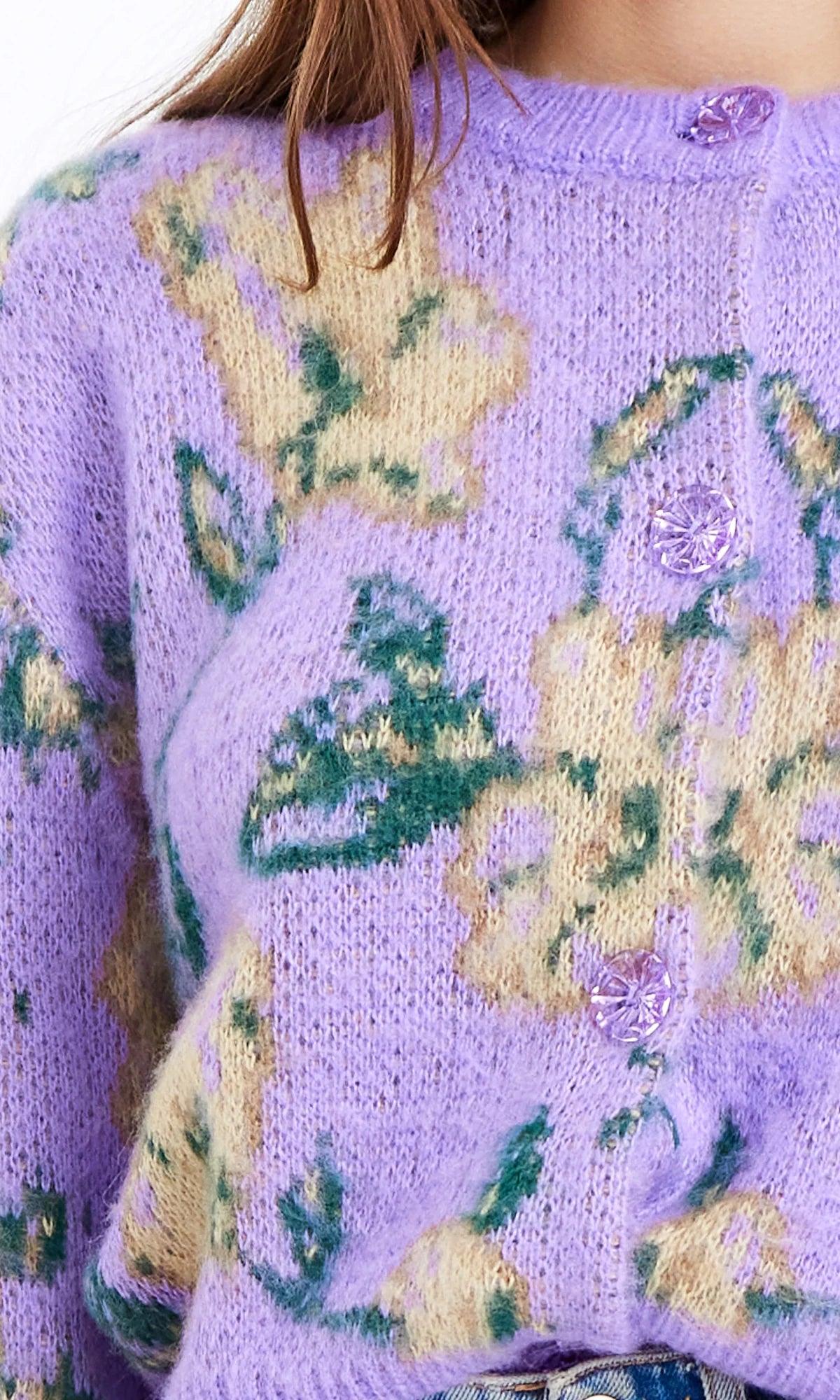 Violeta Knit Cardigan - Sprig Flower Co