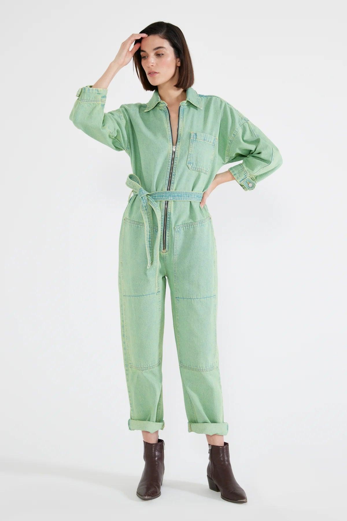 新品未使用☆新作☆G/FOREジーフォアレディースJUMPSUIT sizeS Womens Phoenix Jumpsuit - Performance Belted Jumpsuit | Greyson