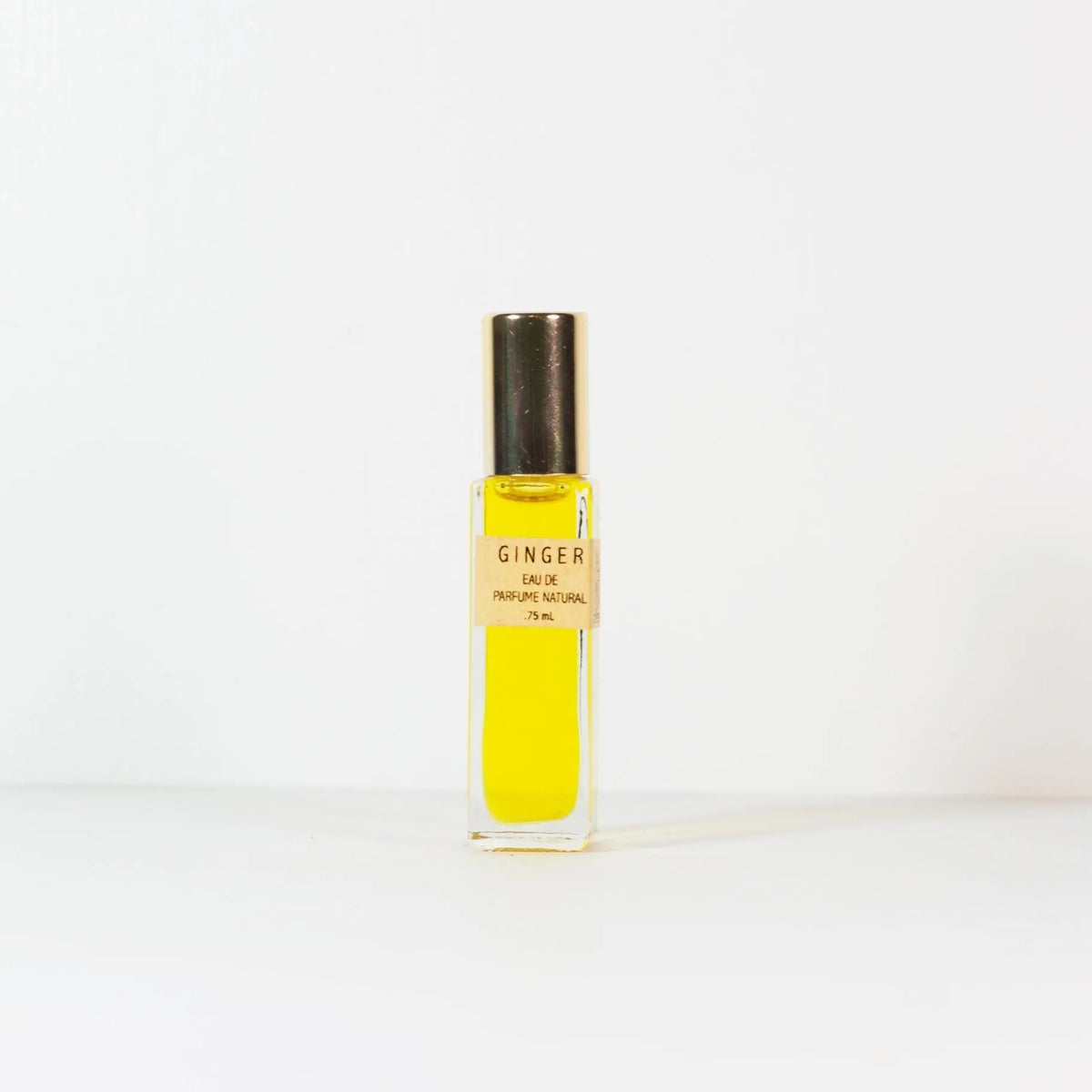 Bohemian Reves Ginger Botanical Perfume roller bottle, 10ml, featuring natural ginger scent and botanical ingredients.