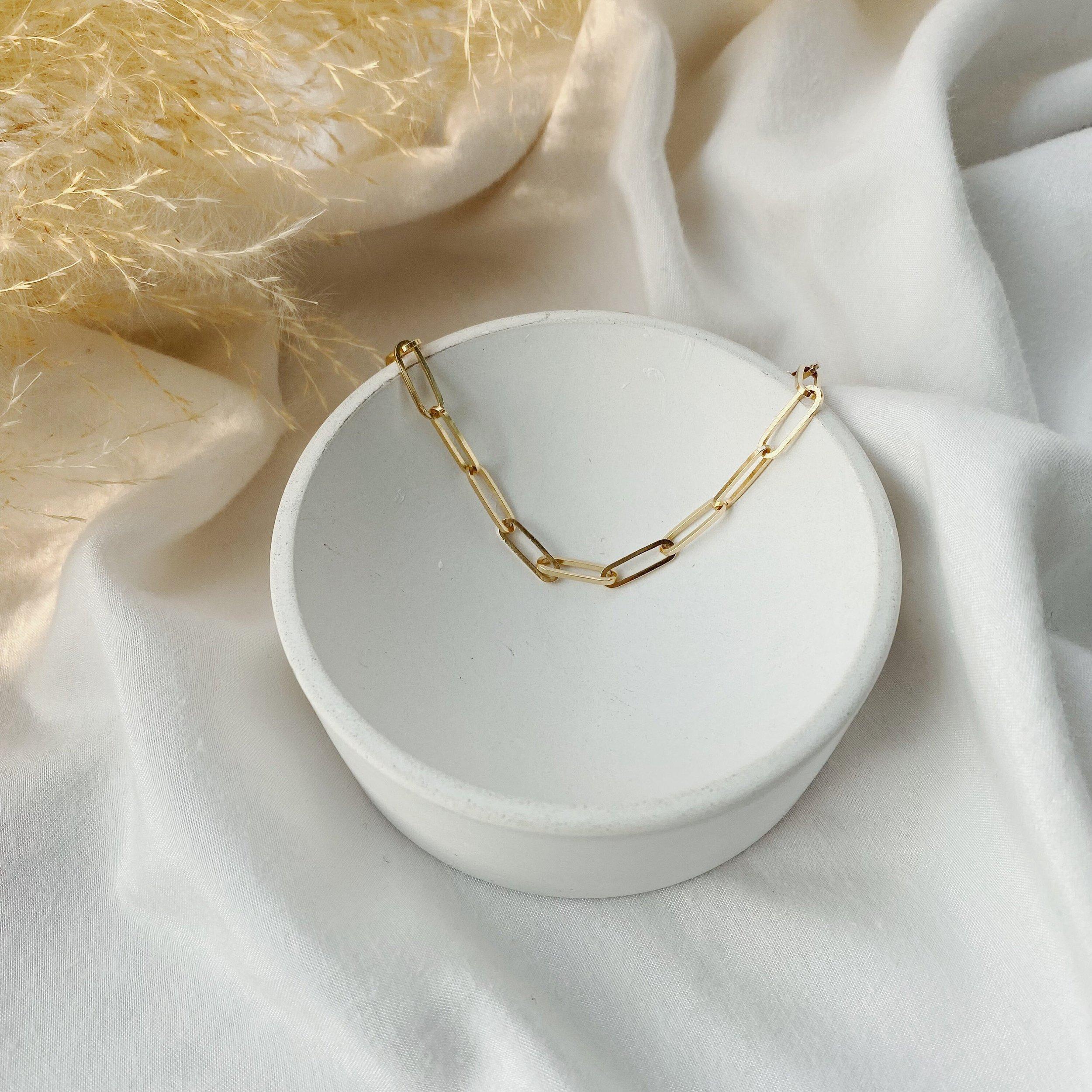 Chunky Paper Clip Chain Necklace - Sprig Flower Co