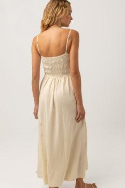 Classic Shirred Midi - Sprig Flower Co