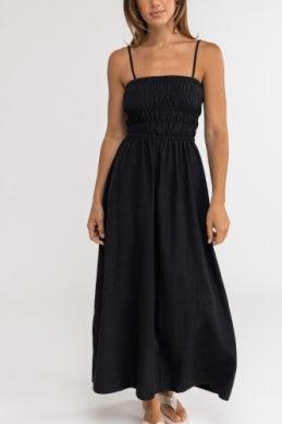Classic Shirred Midi - Sprig Flower Co