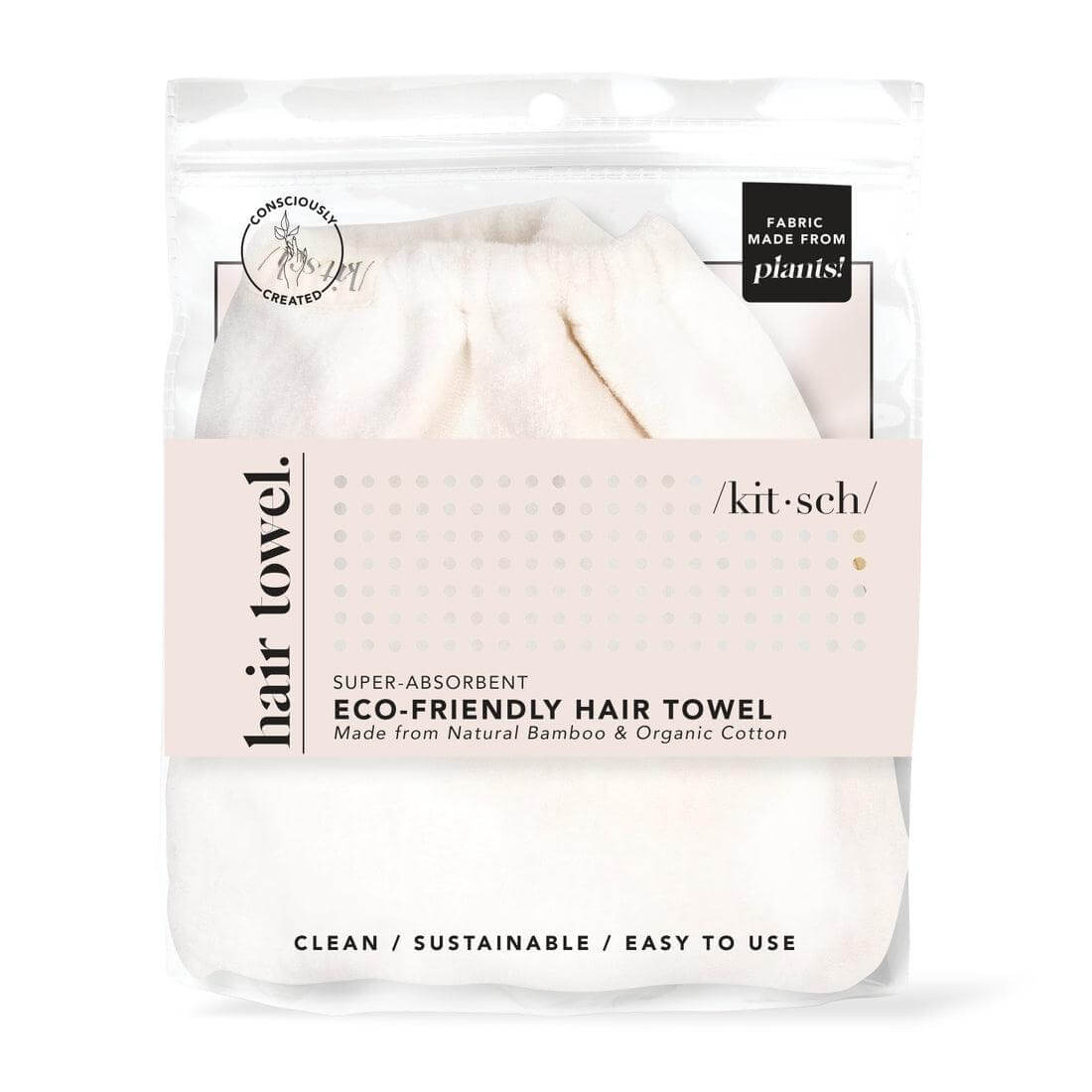 Eco-Friendly Bamboo Hair Towel - Sprig Flower Co