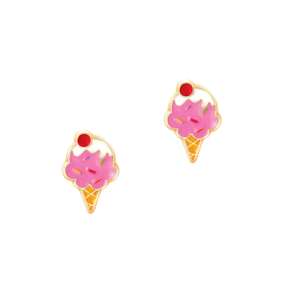 Ice Cream Earrings - Sprig Flower Co