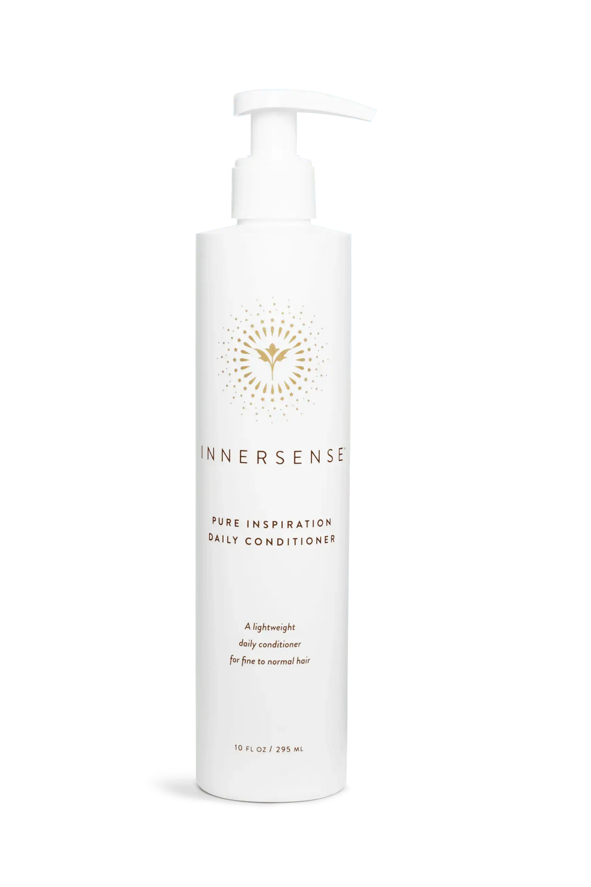 Innersense Organic Beauty Pure Inspiration Daily Conditioner for nourishing hair care, shown in a sleek bottle.