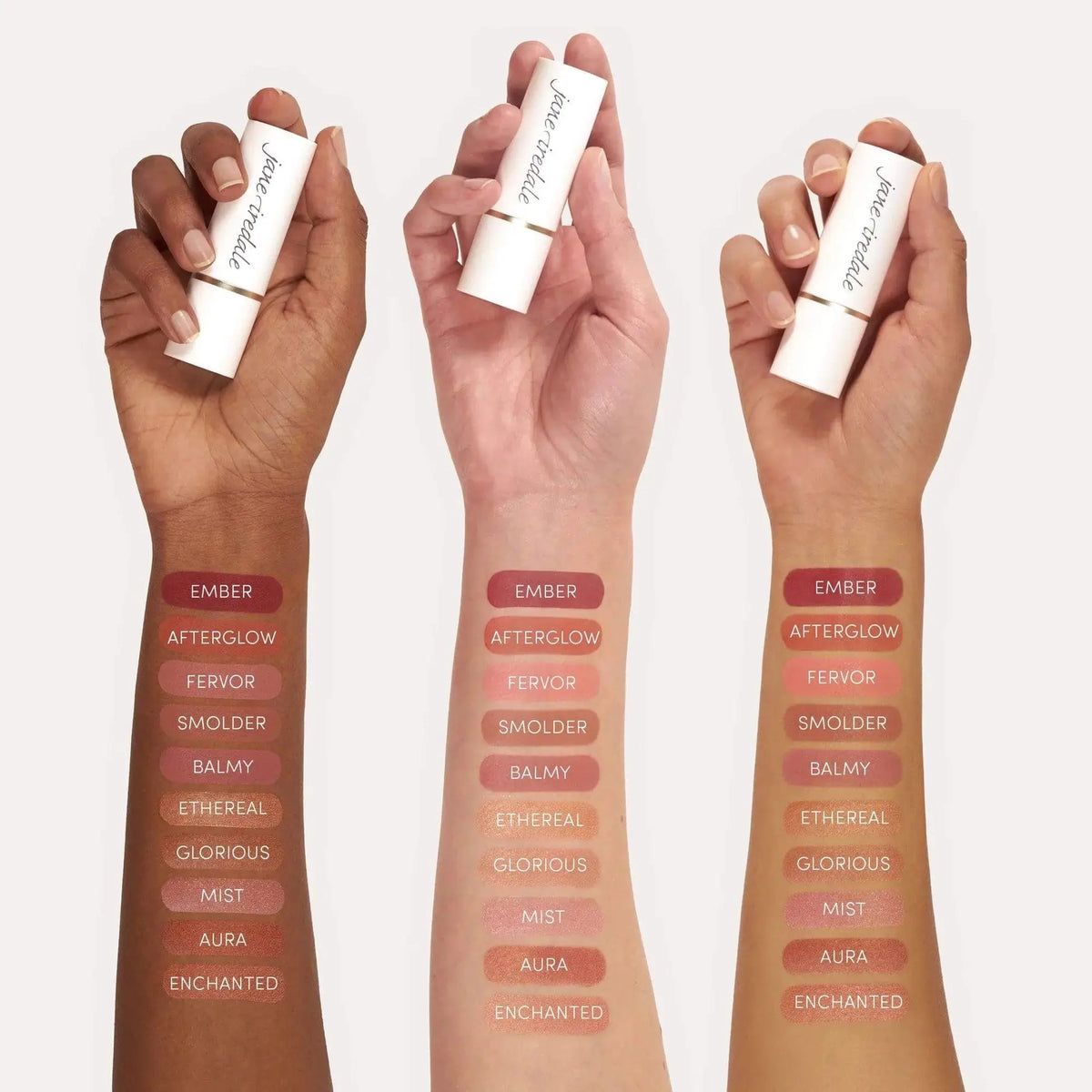 Jane Iredale Glow Time® Blush Stick in Ember Glow, a natural-looking blush stick with warm, radiant color for a fresh complexion.