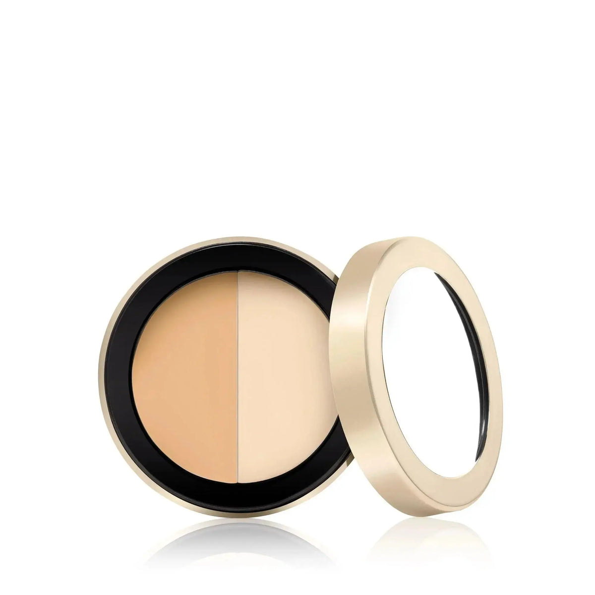 Jane Iredale CircleDelete concealer tube showing natural beige shade, compact packaging, and applicator tip visible.