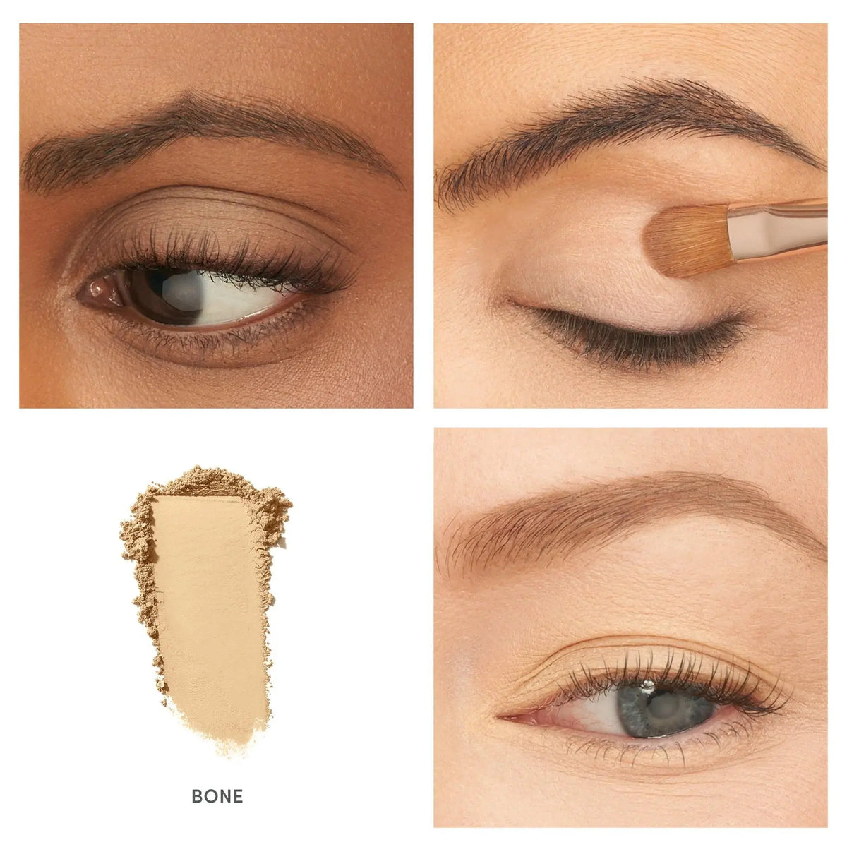 Jane Iredale PurePressed® Eye Shadow Single in Allure, a natural eyeshadow with a smooth, blendable formula and subtle shimmer.