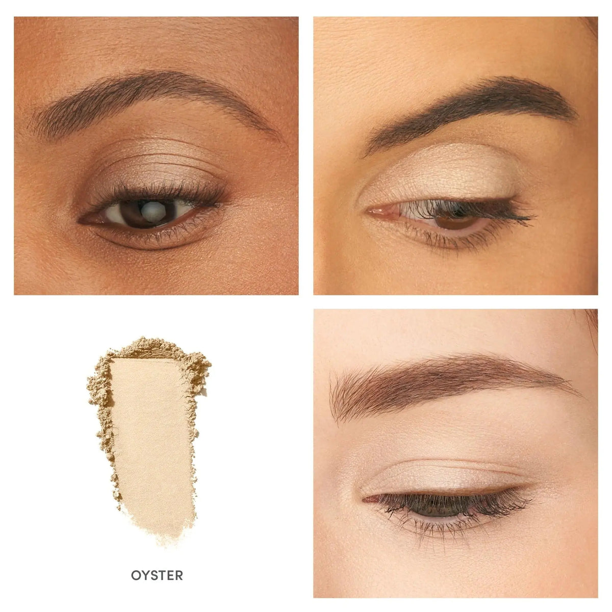 Jane Iredale PurePressed® Eye Shadow Single in Allure with a smooth, shimmering eyeshadow in a compact container.