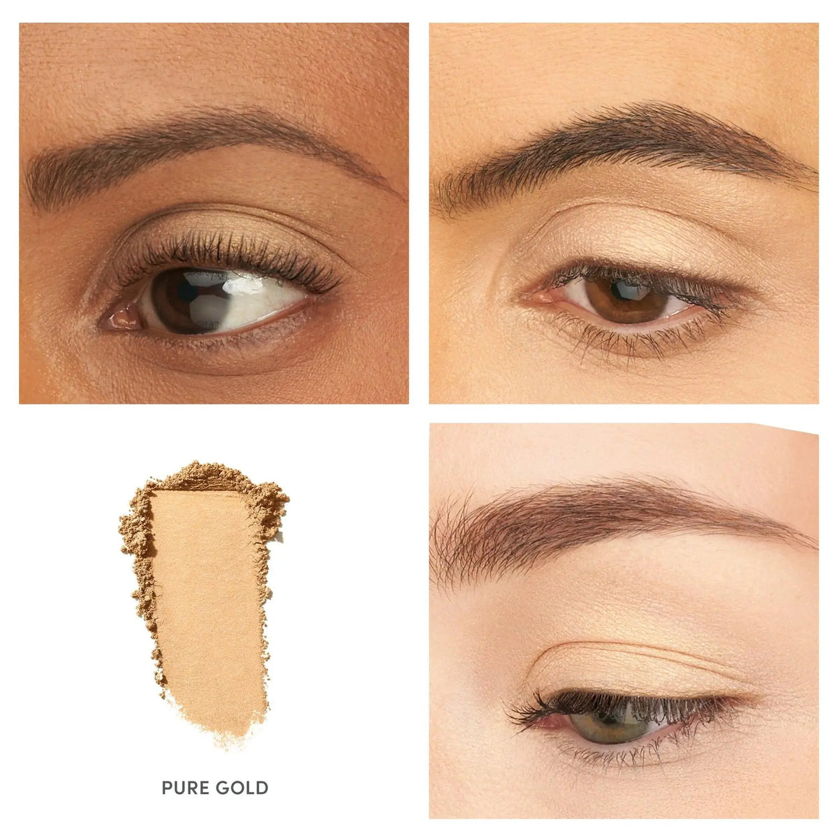 Jane Iredale PurePressed® Eye Shadow Single in Allure with a smooth, shimmery eyeshadow pan showing rich color and texture.