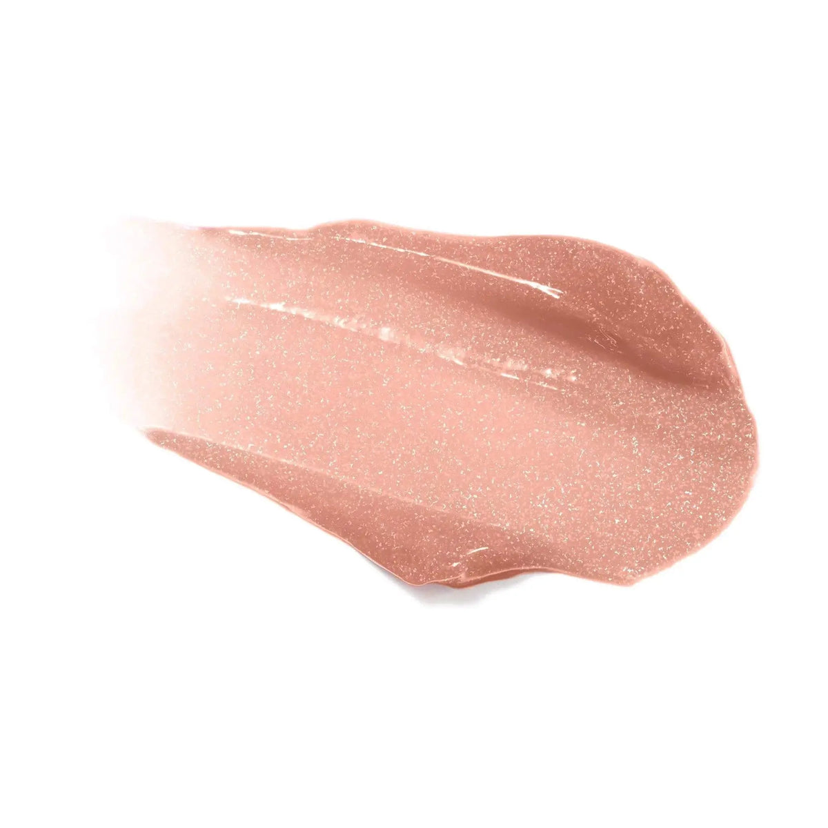 Jane Iredale Hydropure Hyaluronic Lip Gloss in a sheer, shiny lip balm tube with a clear finish and gold cap.