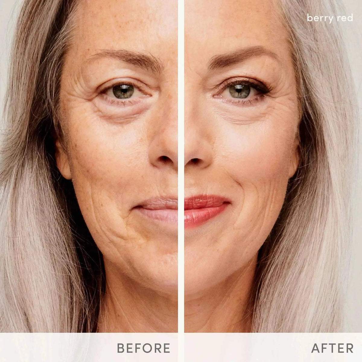 Jane Iredale Hydropure™ Hyaluronic Lip Gloss showing a sheer, glossy finish on smooth lips in a natural setting.