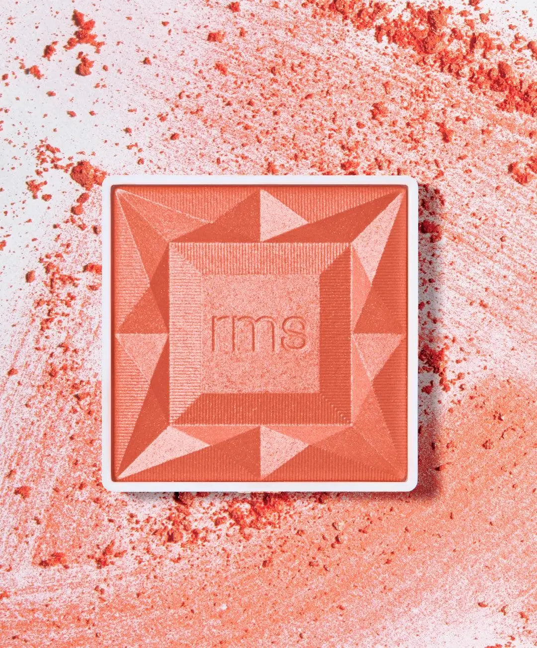 RMS Beauty ReDimension Hydra Blush in Sangria, a vibrant red blush with hydrating formula, displayed on a neutral background.