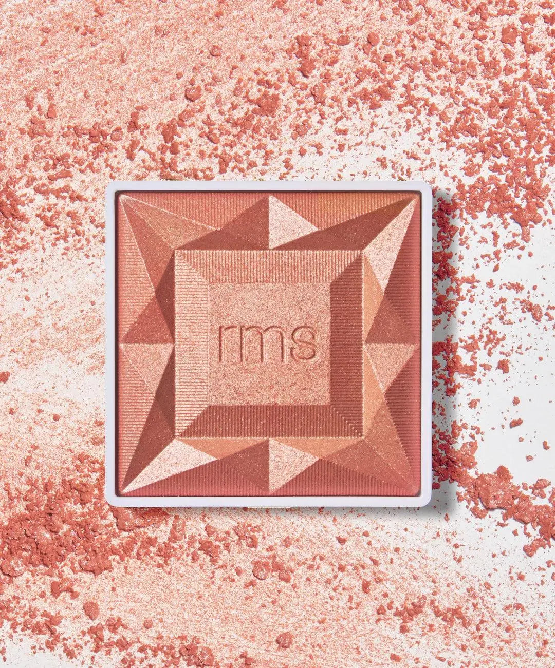 RMS Beauty ReDimension Hydra Blush in Sangria, a vibrant red blush with a hydrating formula, shown in its compact packaging.