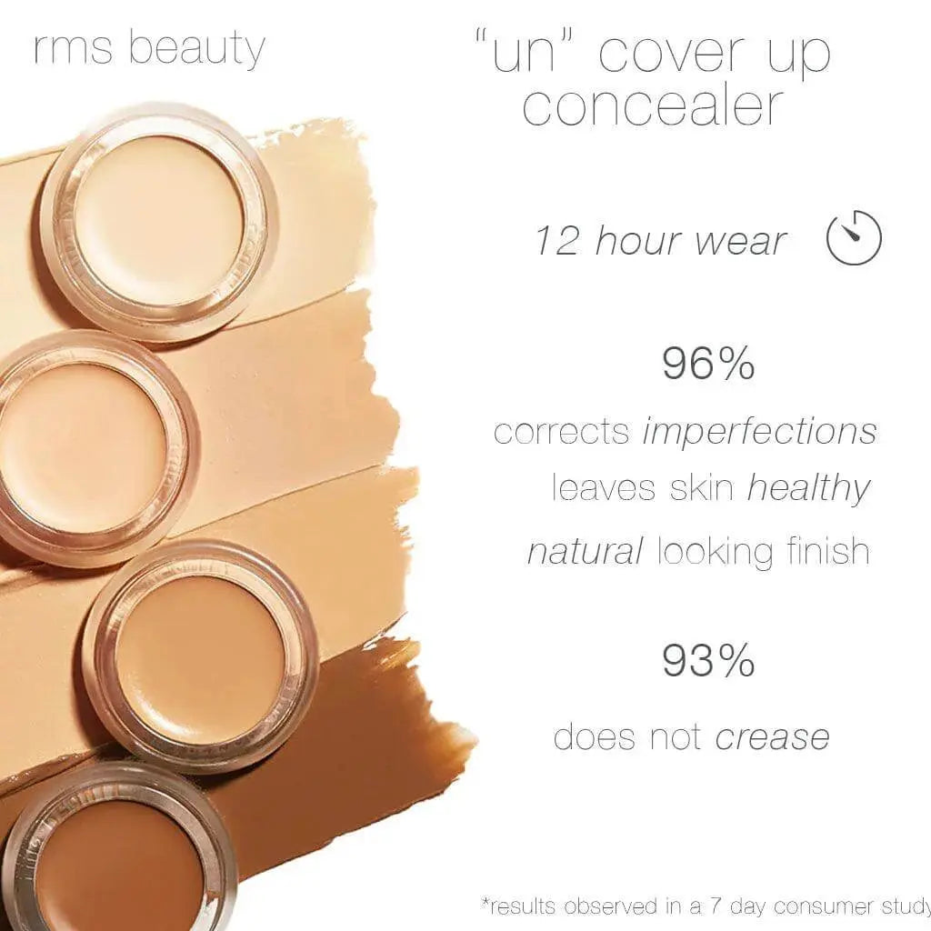 RMS Beauty UnCoverup Concealer in a sleek tube, showcasing natural, creamy cosmetic product for flawless skin coverage.