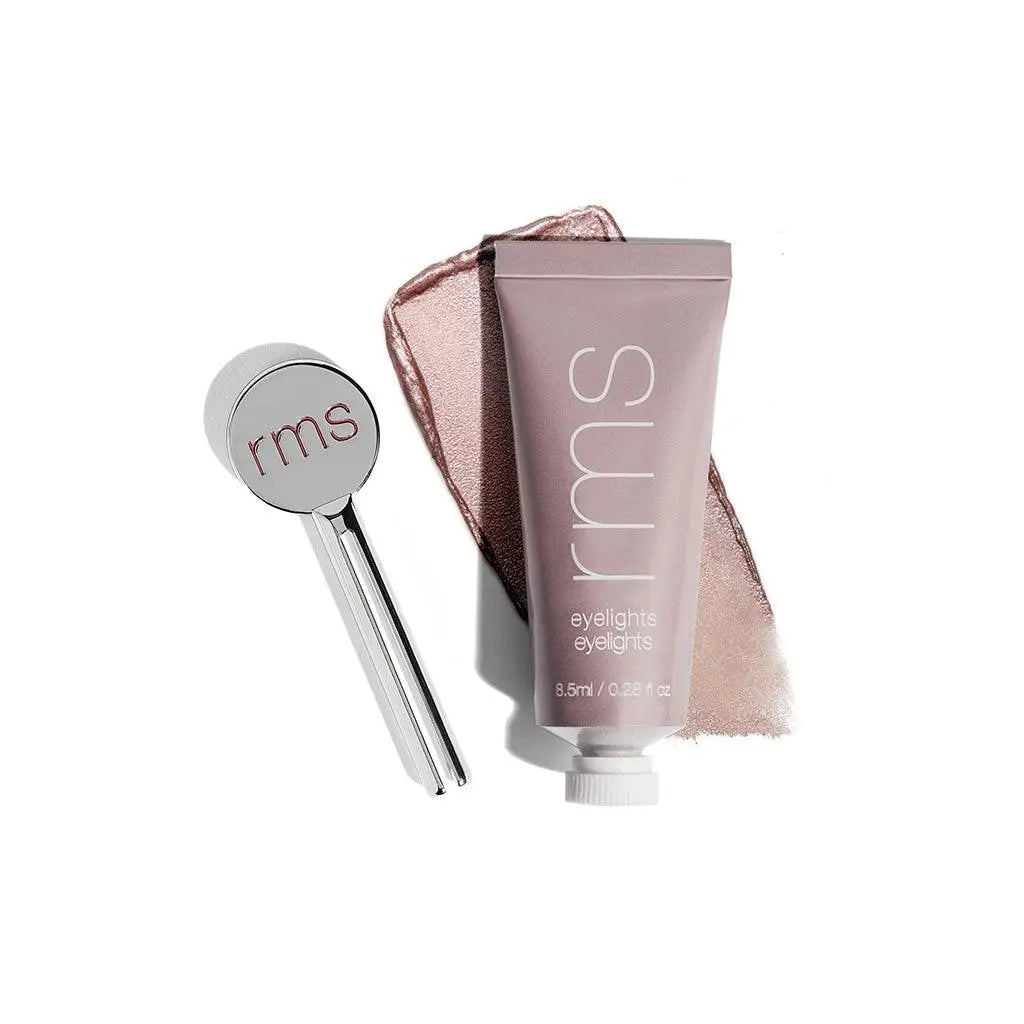 RMS Beauty Eyelights Cream Eyeshadow in Flare, a smooth, luminous eye shadow with a creamy texture and radiant finish.