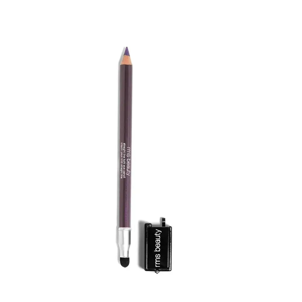 RMS Beauty Straight Line Kohl Eye Pencil in black, showing the sleek eyeliner pencil with sharpened tip and black packaging.